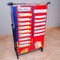 Carson Dellosa 14" x 47" Red Hanging File Folders Storage Pocket Chart, 10 Pocket Paper Organizer for Games, Teacher Supplies for Homeschool, Classroom and Office Organization